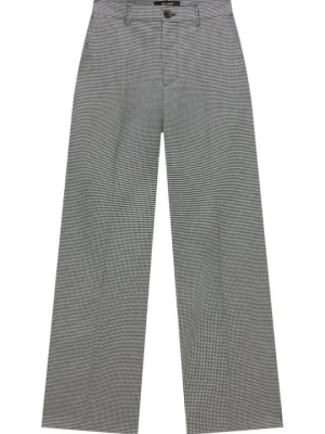 Spodnie materiałowe PULL&BEAR czarny melanż