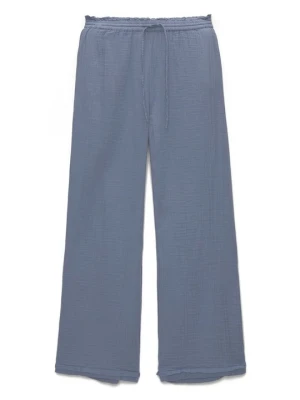 Spodnie materiałowe PULL&BEAR niebieski