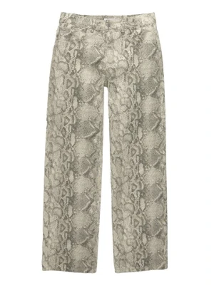Spodnie materiałowe PULL&BEAR zielony