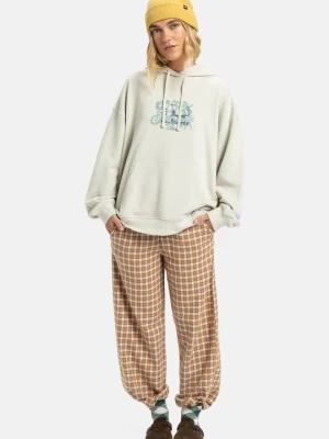 Spodnie materiałowe Quiksilver brązowy