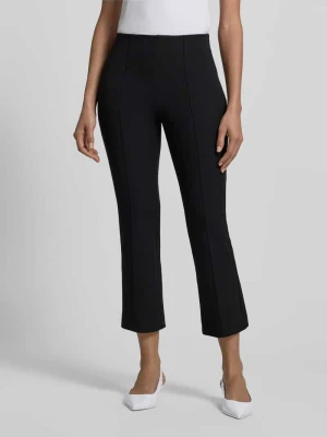 Spodnie materiałowe rozkloszowane z wszytym zamkiem błyskawicznym Jake*s Collection