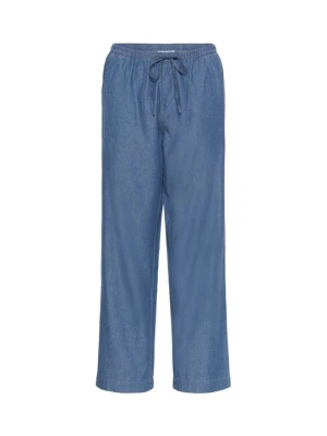 Spodnie materiałowe Saint Tropez niebieski denim