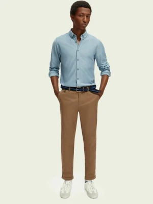 Spodnie materiałowe Scotch & Soda beżowy