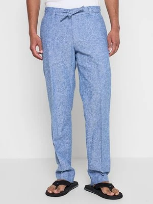 Spodnie materiałowe Selected niebieski denim