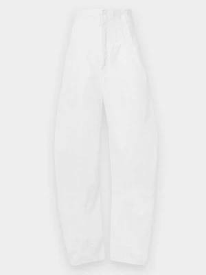 Spodnie materiałowe SPORTMAX biały