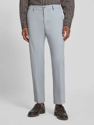 Spodnie materiałowe Straight Fit z kantami model 'Ajend' drykorn