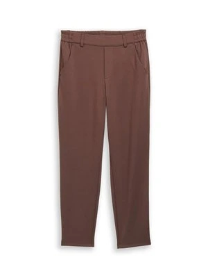 Spodnie materiałowe Tom Tailor jasny brąz