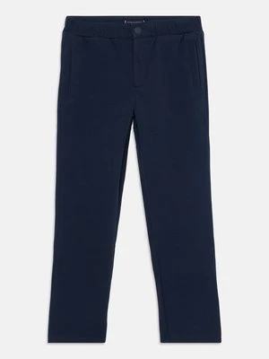 Spodnie materiałowe Tommy Hilfiger granatowy