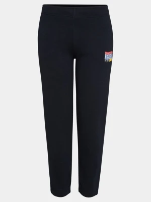 Spodnie materiałowe Tommy Hilfiger granatowy