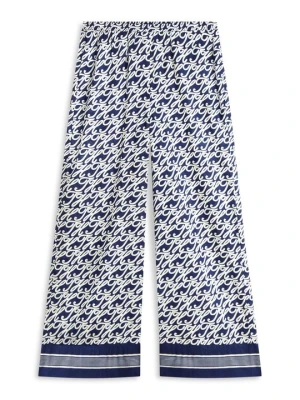 Spodnie materiałowe Tommy Hilfiger niebieski