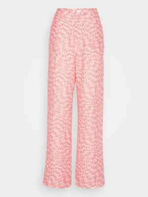 Spodnie materiałowe Tommy Jeans różowy