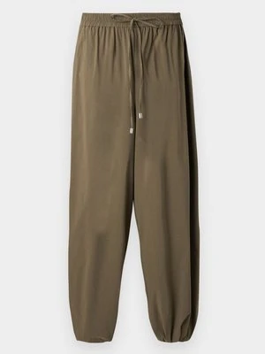 Spodnie materiałowe Topshop khaki