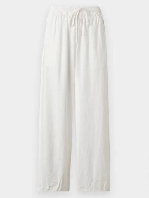 Spodnie materiałowe Topshop biały