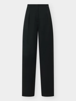 Spodnie materiałowe Topshop czarny
