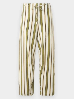 Spodnie materiałowe Topshop zielony
