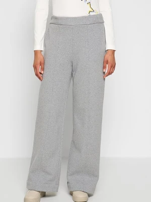 Spodnie materiałowe Tory Burch szary