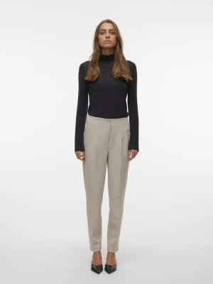Spodnie materiałowe Vero Moda srebrny