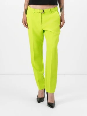 Spodnie materiałowe Versace Jeans Couture jasnozielony