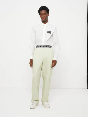 Spodnie materiałowe Versace Jeans Couture beżowy