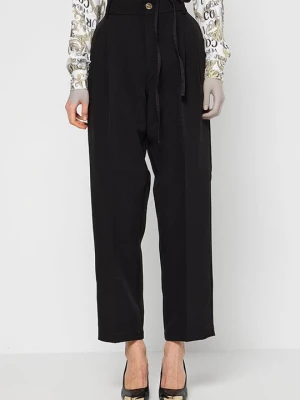 Spodnie materiałowe Versace Jeans Couture czarny