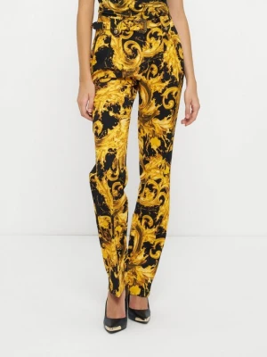Spodnie materiałowe Versace Jeans Couture czarny