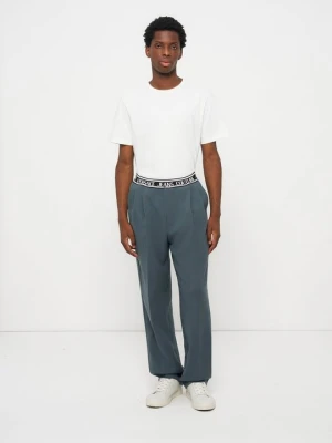 Spodnie materiałowe Versace Jeans Couture szary