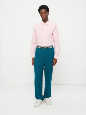 Spodnie materiałowe Versace Jeans Couture tan