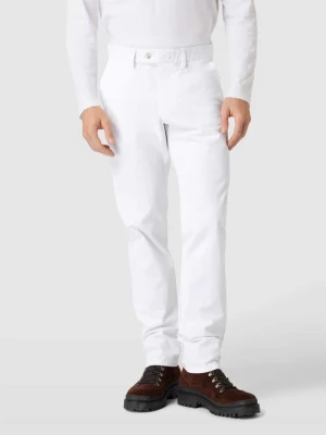 Spodnie materiałowe w jednolitym kolorze Christian Berg Men