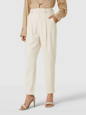 Spodnie materiałowe w jednolitym kolorze Copenhagen Muse