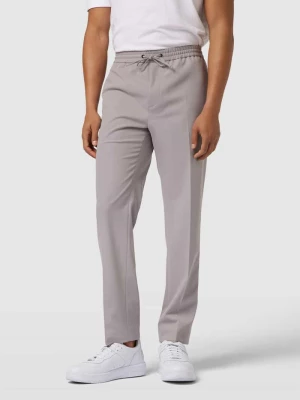 Spodnie materiałowe w kant CK Calvin Klein