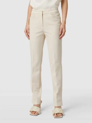 Spodnie materiałowe w kant Marc Cain