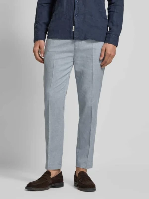 Spodnie materiałowe w kant z wpuszczanymi kieszeniami CINQUE