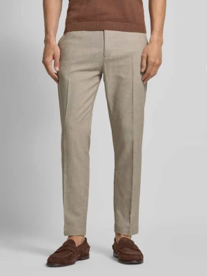 Spodnie materiałowe w kant z wpuszczanymi kieszeniami CINQUE