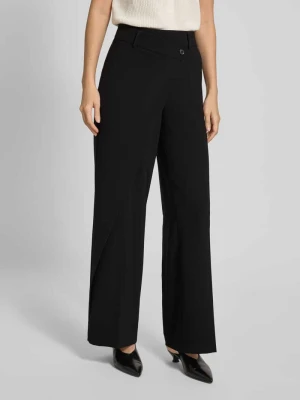 Spodnie materiałowe w kopertowym stylu model ‘ANAIS WRAP FRONT’ CAMBIO