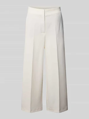 Spodnie materiałowe w kroju wide fit z kantami model 'Juli' Betty Barclay