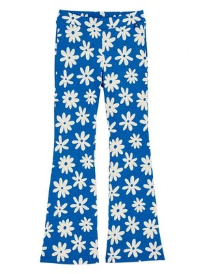 Spodnie materiałowe WE Fashion niebieski melanż