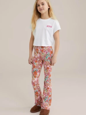 Spodnie materiałowe WE Fashion jasnoróżowy