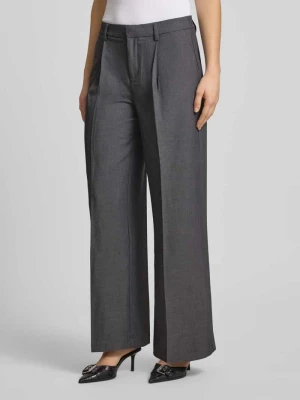 Spodnie materiałowe Wide Fit z domieszką wiskozy Gina Tricot