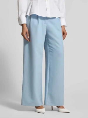 Spodnie materiałowe Wide Fit z domieszką wiskozy Jake*s Collection