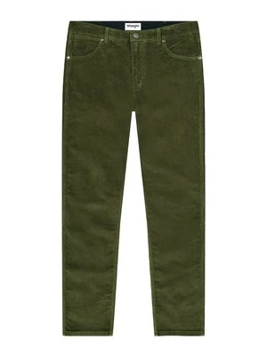 Jeansy Slim Fit Wrangler ciemnozielony