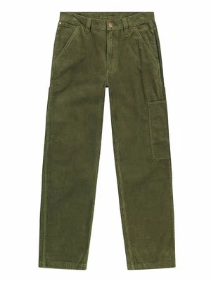 Spodnie materiałowe Wrangler zielony melanż