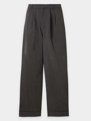 Spodnie materiałowe YOURTURN By Zalando szary melanż