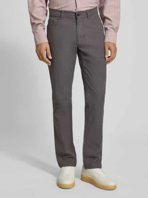 Spodnie materiałowe o kroju regular fit z 5 kieszeniami Christian Berg Men