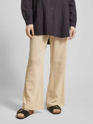 Spodnie materiałowe z ażurowym wzorem Roxy