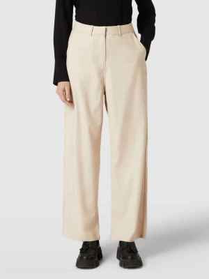 Spodnie materiałowe z bocznymi, wpuszczanymi kieszeniami model ‘ALBAGRY’ Vero Moda