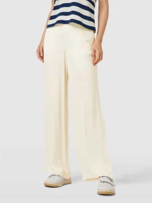 Spodnie materiałowe z bocznymi, wpuszczanymi kieszeniami model ‘FFRANZISKA’ Selected Femme