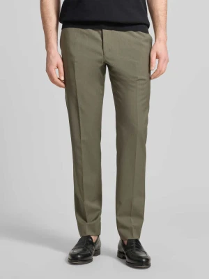 Spodnie materiałowe z czystej wełny o kroju straight fit model 'Tentua' Tiger Of Sweden