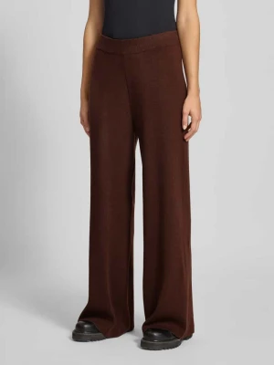 Spodnie materiałowe z dodatkiem wełny Karo Kauer