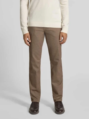 Spodnie materiałowe z dodatkiem wiskozy i 5 kieszeniami model ‘Cadiz’ BRAX