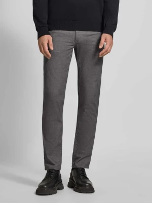 Spodnie materiałowe z domieszką wiskozy w fasonie 5-kieszeniowym model 'Cadiz' BRAX